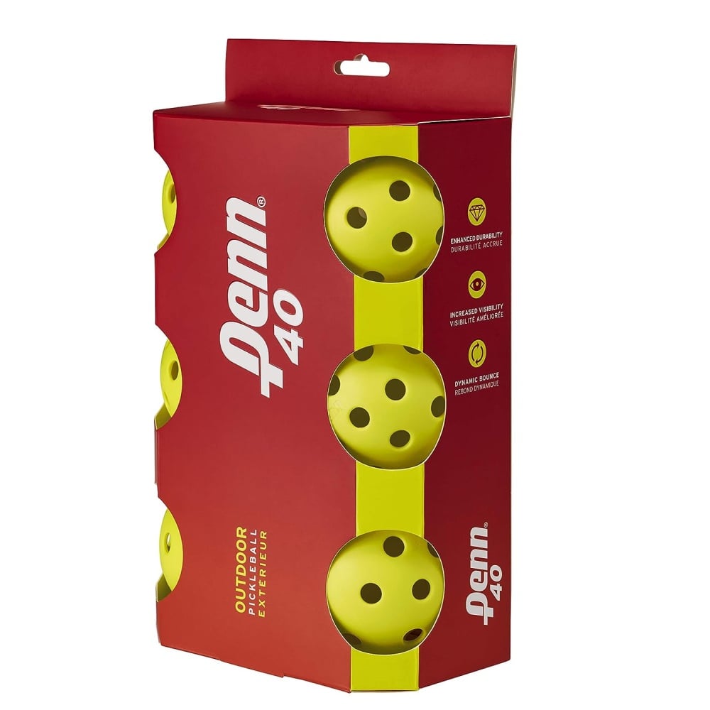 Penn 40 Outdoor Pickleball - Pack of 6