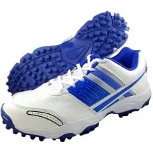 ProASE 007 Pro Stud Cricket Shoes - White/Blue