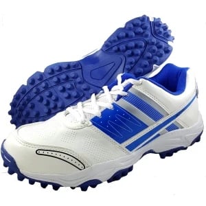 ProASE 007 Pro Stud Cricket Shoes - White/Blue