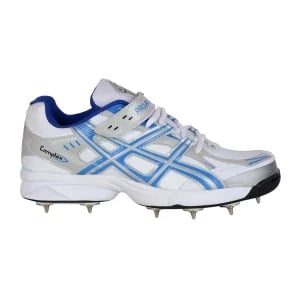 ProASE Complex Spike Cricket Shoes - White/Blue