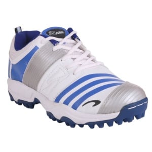 ProASE Stud Cricket Shoes - White/Blue ProASE Stud Cricket Shoes - White/Blue