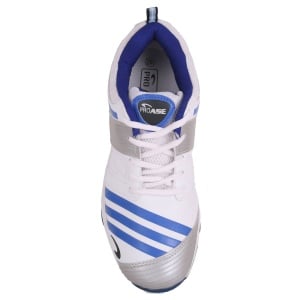 ProASE Stud Cricket Shoes - White/Blue ProASE Stud Cricket Shoes - White/Blue