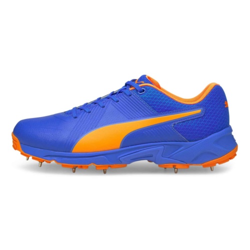Puma 19.2 Blue-Orange Cricket Spikes shoes