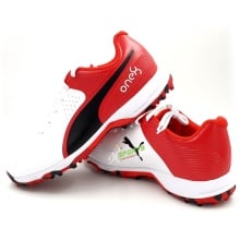 Puma 19 FH Rubber Cricket Shoes - Red