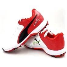 Puma 19 FH Rubber Cricket Shoes - Red Puma 19 FH Rubber Cricket Shoes - Red