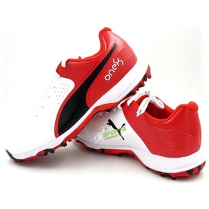 Puma 19 FH Rubber Cricket Shoes - Red
