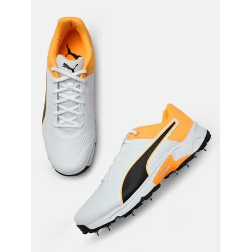 Puma Spike 19.2 Orange Cricket Shoes