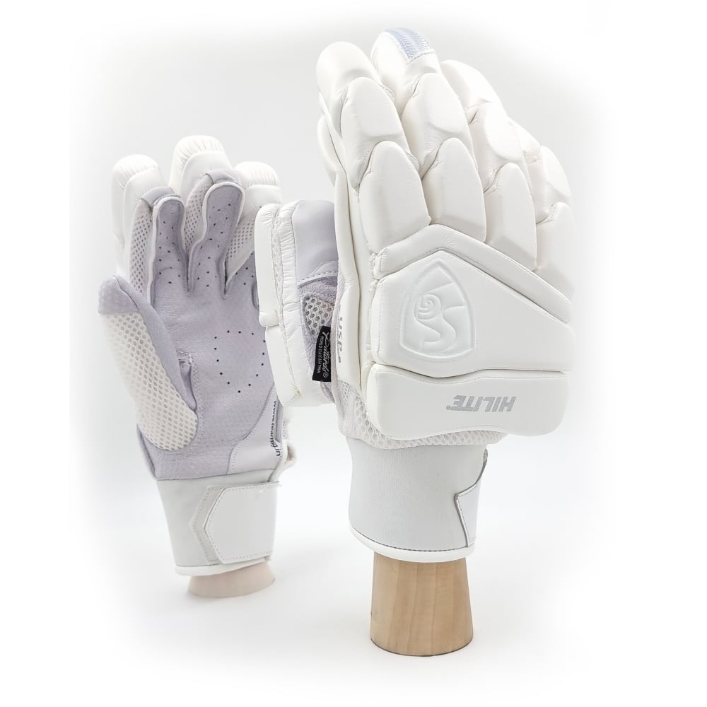SG Hilite White Cricket Batting Gloves
