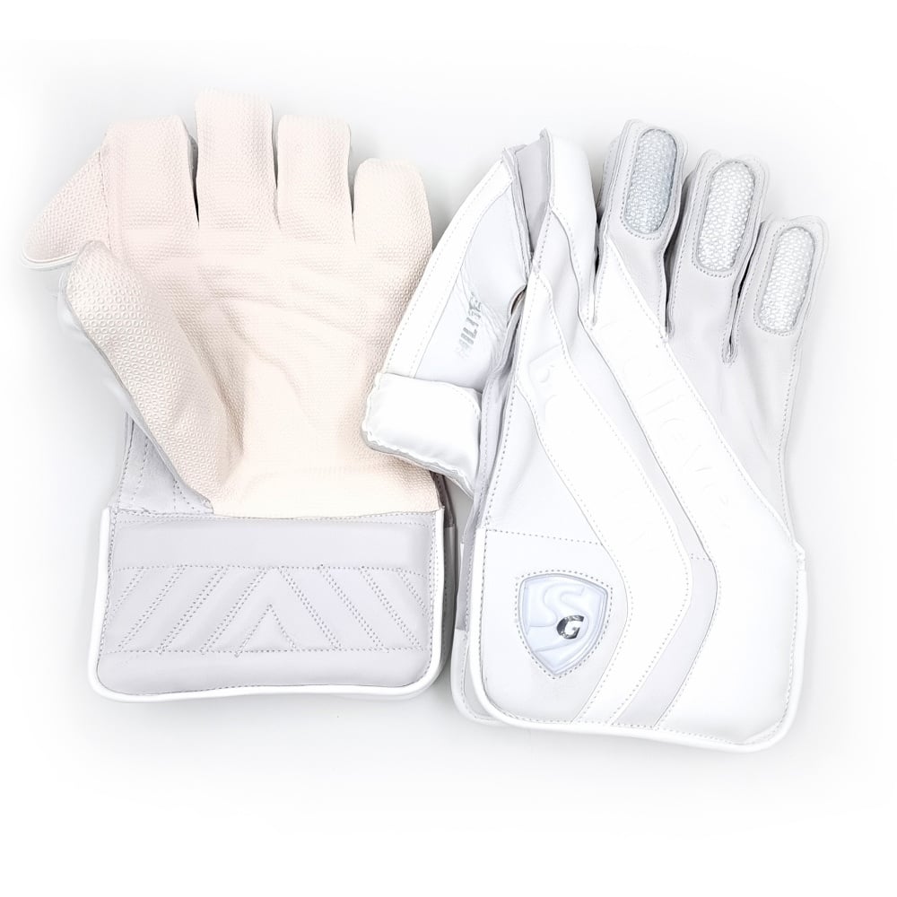 SG Hilite White Wicket Keeping Gloves