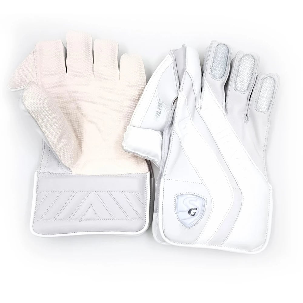 SG Hilite White Wicket Keeping Gloves