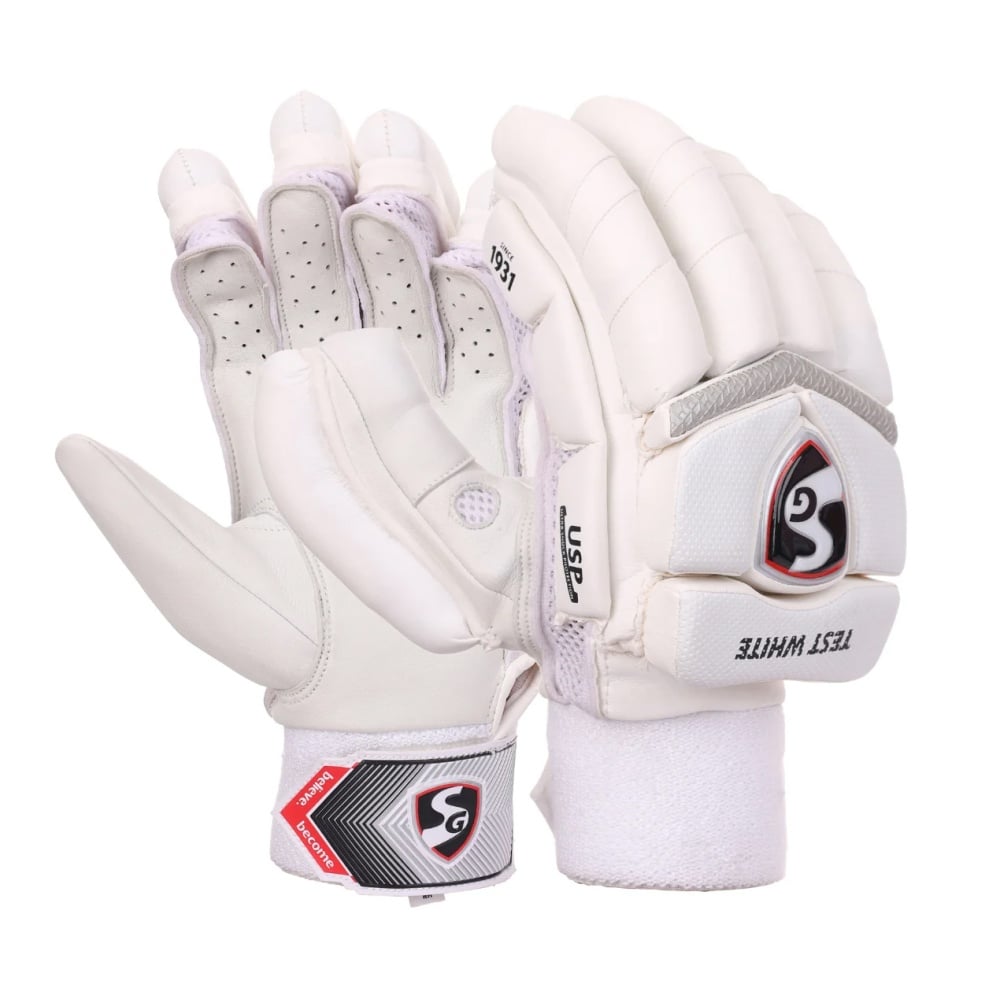 SG Test white Batting Gloves