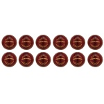 SG Tournament Leather Ball (Red) - Pack of 12 Balls