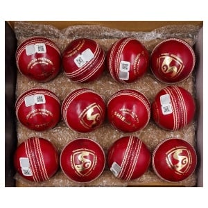 SG Shield 30 (Red) Cricket Ball - Pack of 12