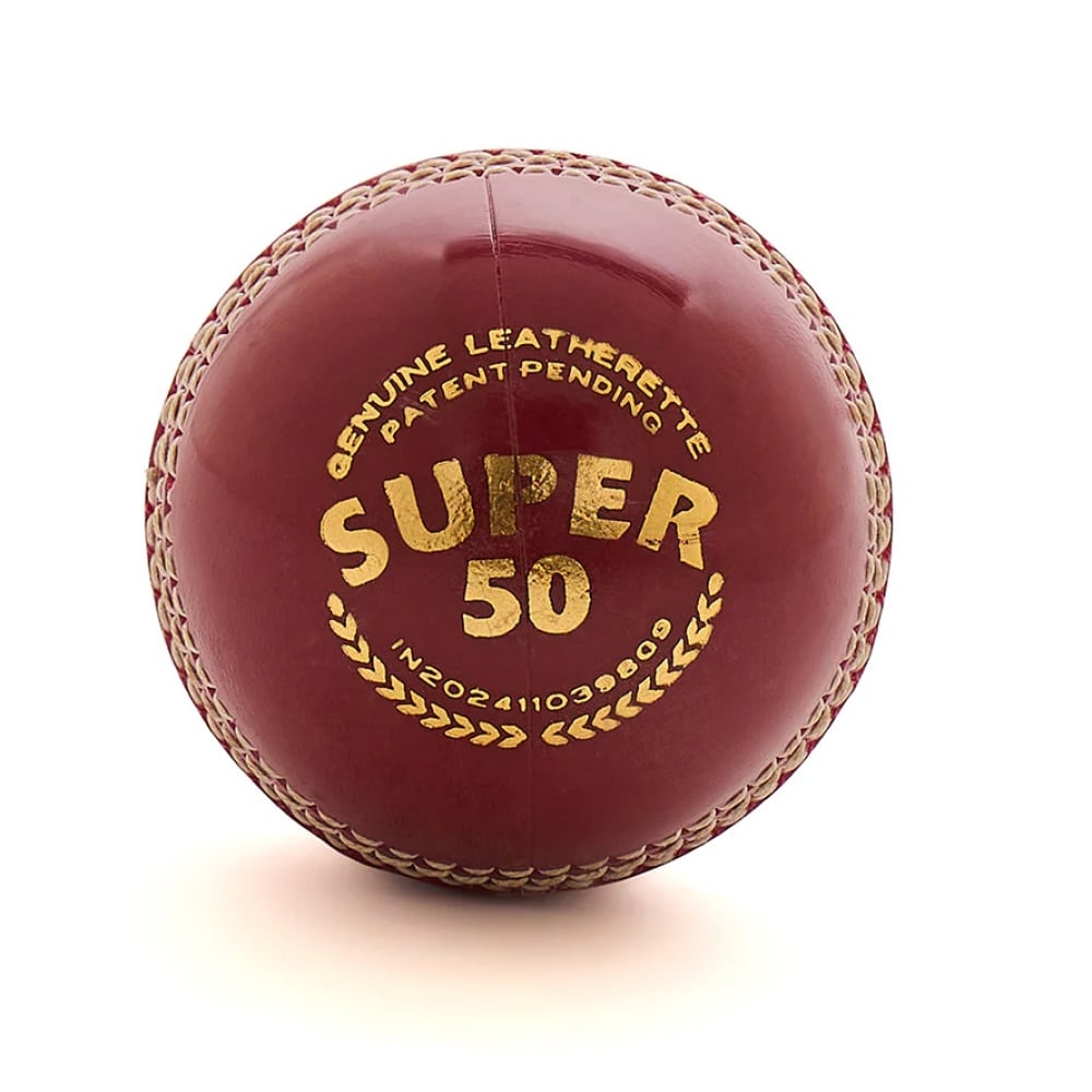 SG Super 50 (Red) Cricket Ball - Pack of 12