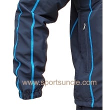 Shiv Naresh TrackSuit Interlock Design Micro - Navy Blue