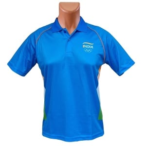 Shiv Naresh Tokyo Olympics Blue India Tshirt