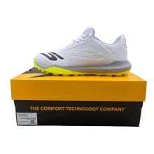 Skechers cricket turf rubber Shoes in White-Lime & White-Blue Skechers cricket Shoes (214205ID) White-Lime & White-Blue