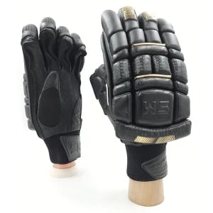 SM Exclusive Batting Gloves in black color SM Exclusive Batting Gloves