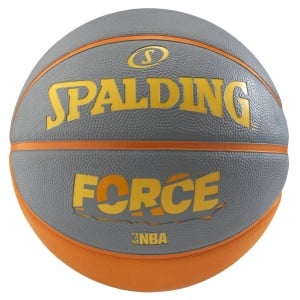 Spalding Force Basketball, Size 6 (Orange/Grey)