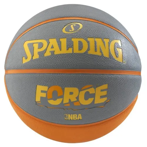 Spalding Force Basketball, Size 6 (Orange/Grey)