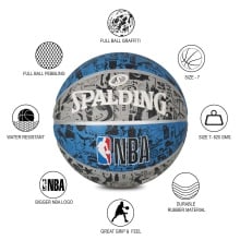 Spalding Graffiti Basketball, Size 7 