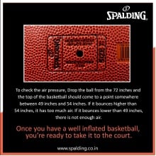 Spalding Basketball, Size 7 TF50