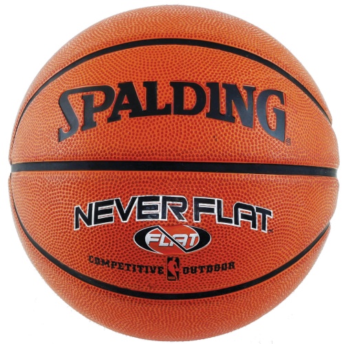 Spalding Neverflat Basketball, Size 7 (Brick Color)