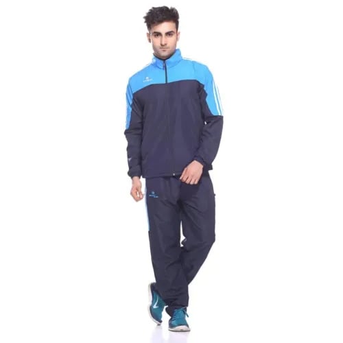 Sport Sun Navy-Firozi Printed Track Suit 