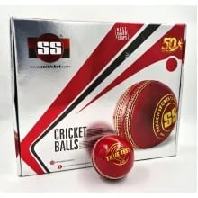 SS True Test Cricket Balls, Pack of 12 - Red