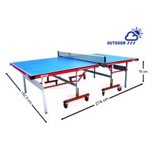 Stag Roll Away Weather Proof Outdoor Table Tennis Table