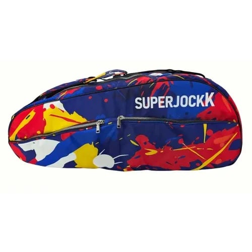 Superjockk Colorburst Pro Badminton Kitbag – dual compartment