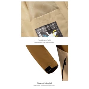 Superjockk DOUBLE LAYER warm up jacket sports double jacket superjockk in khaki color