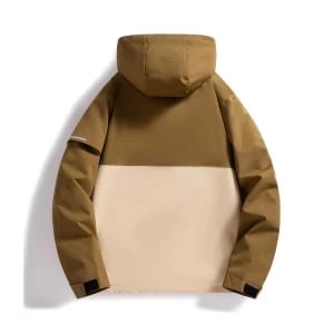 Superjockk DOUBLE LAYER warm up jacket sports double jacket superjockk in khaki color