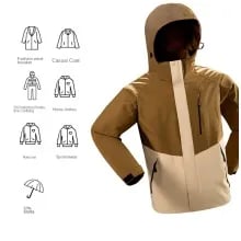 Superjockk DOUBLE LAYER warm up jacket sports double jacket superjockk in khaki color