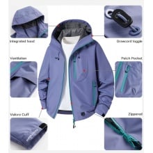 sports jacket superjockk in blue color