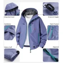 sports jacket superjockk in blue color