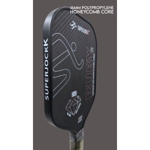 Superjockk Ruby 3k Pickleball Paddle Superjockk Ruby 3K Carbon Pickleball Bat India