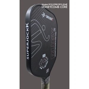 Superjockk Ruby 3k Pickleball Paddle Superjockk Ruby 3K Carbon Pickleball Bat India