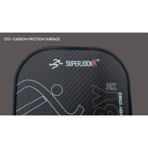 Superjockk Ruby 3k Pickleball Paddle Superjockk Ruby 3K Carbon Pickleball Bat India