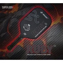 Superjockk Ruby 3k Pickleball Paddle Superjockk Ruby 3K Carbon Pickleball Bat India