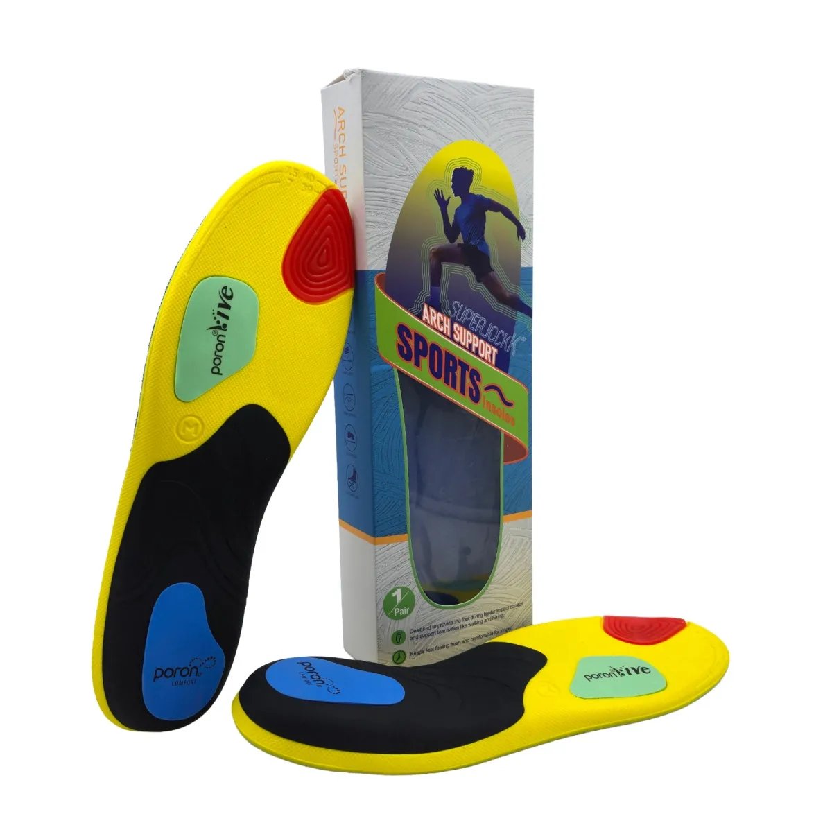 Buy Superjockk Shock absorbing Sports Insoles - Sportsuncle
