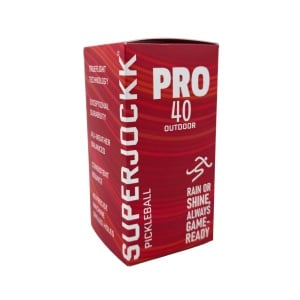 Superjockk Pro 40 Outdoor Pickleball - Pack of 2