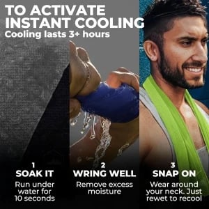 Superjockk Microfiber Cooling Towel for Face and Neck Superjockk Microfiber Cooling Towel for Face and Neck