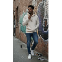 Superjockk Undefeated Hero Hoodie - Drop Shoulder Superjockk Undefeated Hero Hoodie - Drop Shoulder