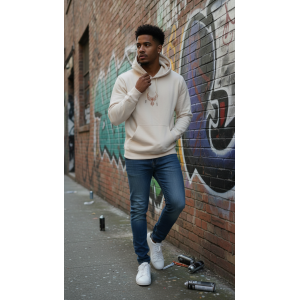 Superjockk Undefeated Hero Hoodie - Drop Shoulder Superjockk Undefeated Hero Hoodie - Drop Shoulder