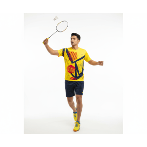 Superjockk Bold Yellow Spots Round Neck Tshirt Superjockk Bold Yellow Spots Round Neck Tshirt