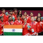 Shiv Naresh Common Wealth Games Red Track Suit 