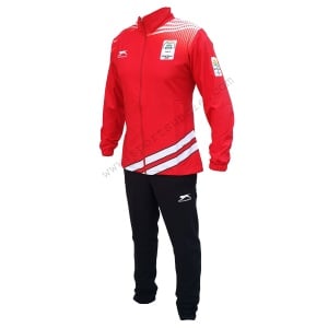 Shiv Naresh Common Wealth Games with INDIA Red TrackSuit 