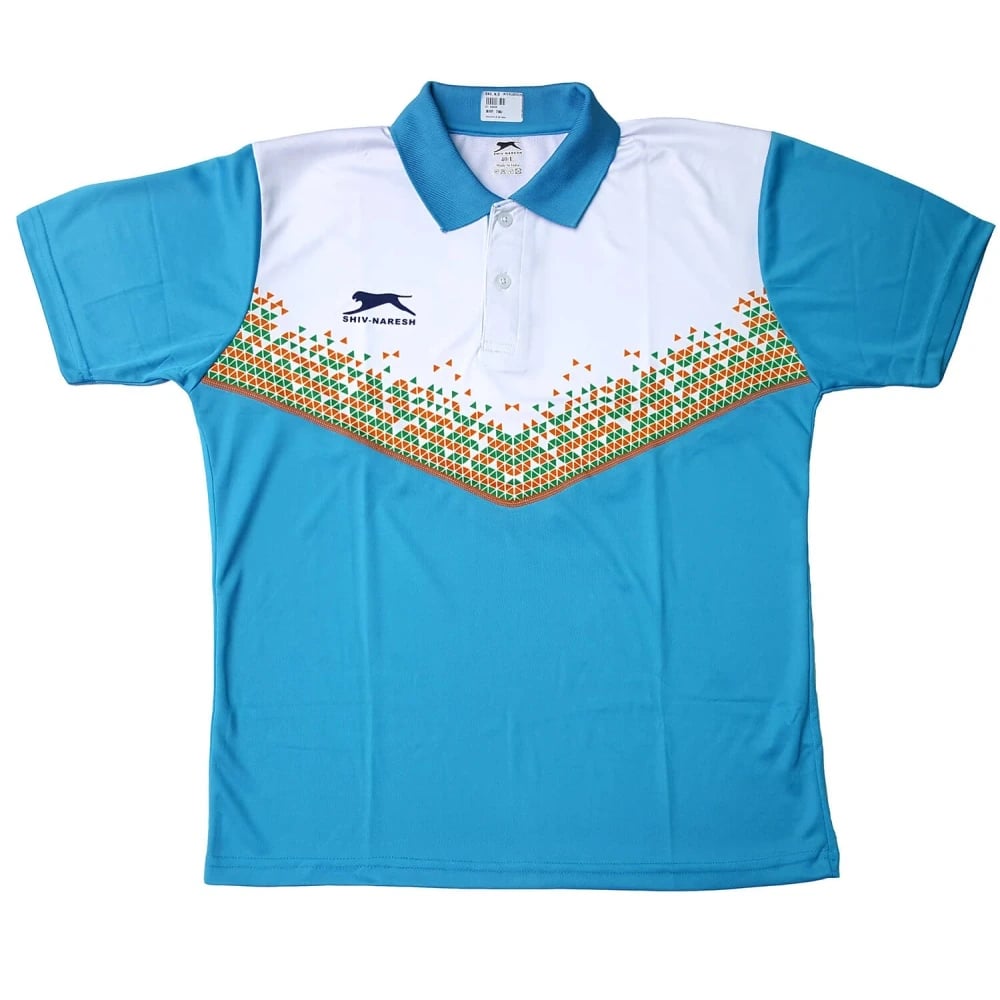 Shiv Naresh Blue-White India Tshirt 