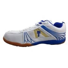 Shiv Naresh Trenz Badminton Shoes - White/Blue